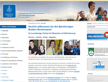 Tablet Screenshot of barmherzige-reichenbach.de